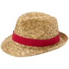 Pricus straw hat in Red
