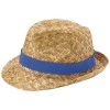 Pricus straw hat in Royal Blue