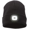 Mighty LED knit beanie in Solid Black