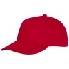 Ares 6 panel cap in Red