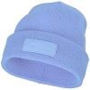 Boreas beanie with patch in Light Blue