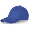 Darton 6 panel sandwich cap in Blue