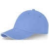 Darton 6 panel sandwich cap in Light Blue