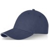 Darton 6 panel sandwich cap in Navy