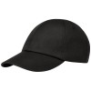 Cerus 6 panel cool fit cap in Solid Black