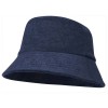 Melo GRS recycled terry sun hat in Navy
