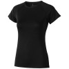 Niagara short sleeve women's cool fit t-shirt in Solid Black
