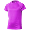 Niagara short sleeve kids cool fit t-shirt in neon-pink