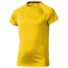 Niagara short sleeve kids cool fit t-shirt in yellow
