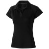 Ottawa short sleeve women's cool fit polo in Solid Black