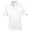 Kiso short sleeve men's cool fit polo in white-solid