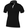Kiso short sleeve women's cool fit polo in black-solid