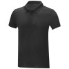 Deimos short sleeve men's cool fit polo in Solid Black