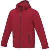 Langley men's softshell jacket in Red