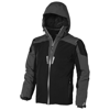 Ozark insulated jacket in black-solid-and-grey