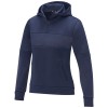 Sayan women's half zip anorak hooded sweater in Navy