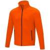 Zelus men's fleece jacket in Orange