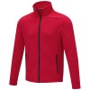Zelus men's fleece jacket in Red