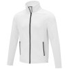 Zelus men's fleece jacket in White