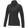 Zelus women's fleece jacket in Solid Black