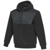 Evans unisex recycled sherpa fleece in Solid Black