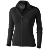 Mani women's performance full zip fleece jacket in Solid Black