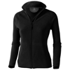 Brossard micro fleece full zip ladies Jacket in black-solid
