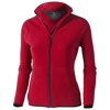 Brossard micro fleece full zip ladies Jacket in red