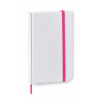 Yakis Notepad in White / Fucsia