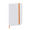 Yakis Notepad in White / Orange