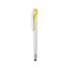Barrox Stylus Touch Ball Pen in White / Yellow