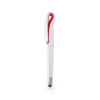 Barrox Stylus Touch Ball Pen in White / Red