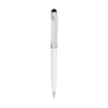 Globix Stylus Touch Ball Pen in White