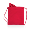 Kirk Drawstring Towel Bag in Red