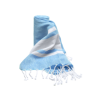 Suntan Towel Pareo in Light Blue