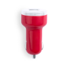 Denom USB Car Charger in Red