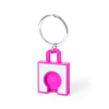 Fliant Keyring Coin in Fuchsia