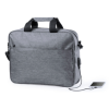 Lenket Document Bag in Grey