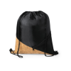 Flicken Drawstring Bag in Black