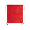 Lambur Drawstring Bag in Red