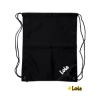 Hanaix Drawstring Bag in Black