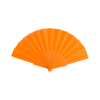 Tela Hand Fan in Orange