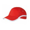 Line Cap in Red / White