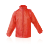 Grid Raincoat in Red