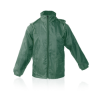Grid Raincoat in Green