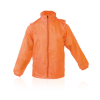 Grid Raincoat in Orange