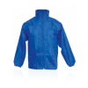 Grid Raincoat in Blue