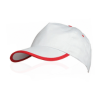 Estepona Cap in White / Red