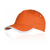 Estepona Cap in Orange / White