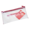 Lexicon Pencil Case in clear-red